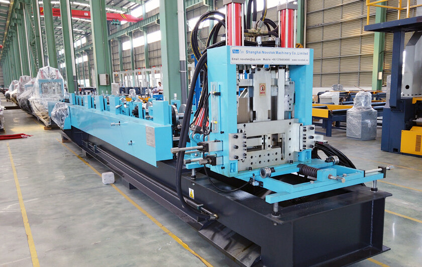 Fully Automatic CZ Purlin Roll Forming Machine - CZ Purlin Roll Forming ...